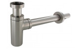 BELAGGIO Umývadlový sifón 5/4 ", odpad 32mm, NIKEL, valcový